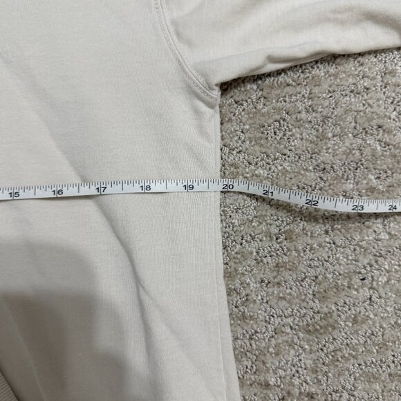 Lou & Grey Zip-Up Hoodie – Soft Neutral | Size M - Picture 6 of 7